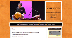 Desktop Screenshot of markstonepercussion.com